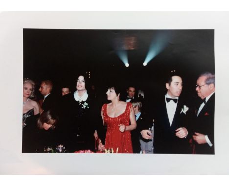 OK! Magazine picture of Michael Jackson at the wedding reception of Liza Minnelli and David Gest with issues 308/9 of magazin