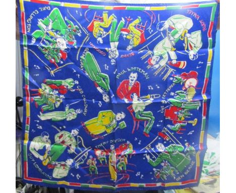 Silk Scarf featuring Duke Ellington, Benny Goodman, Ruby Wallee, Cab Calloway, Glen Gary, Paul Whitemen, Gus Fetterer, Guy Lo