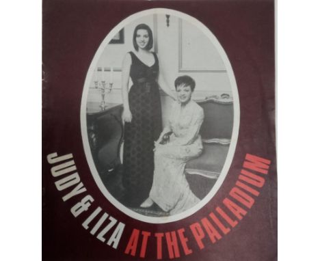 Judy &amp; Liza at The Palladium Tour Programme 