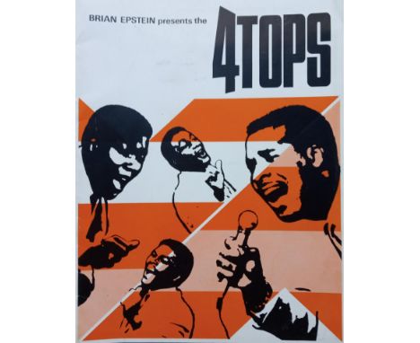 Brian Epstein presents the Four Tops 1967 Tour Programme 