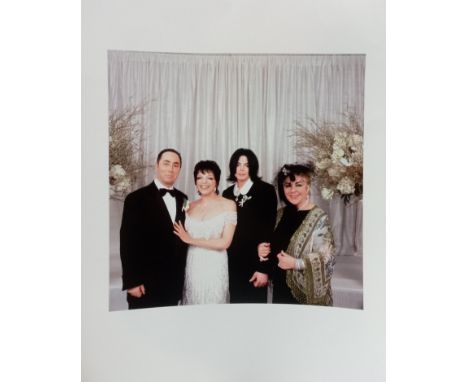 OK! Magazine picture of Michael Jackson and Elizabeth Taylor at the wedding of Liza Minnelli and David Gest with issues 308/9