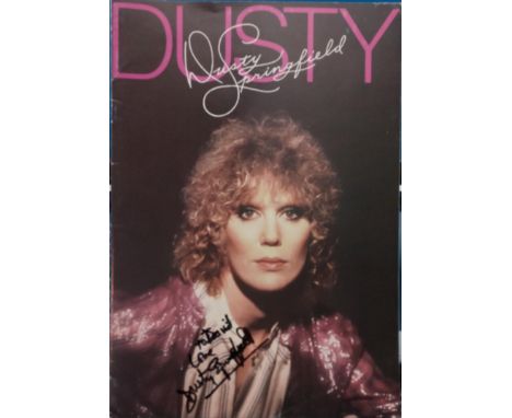 Dusty Springfield signed 1979 tour programme 