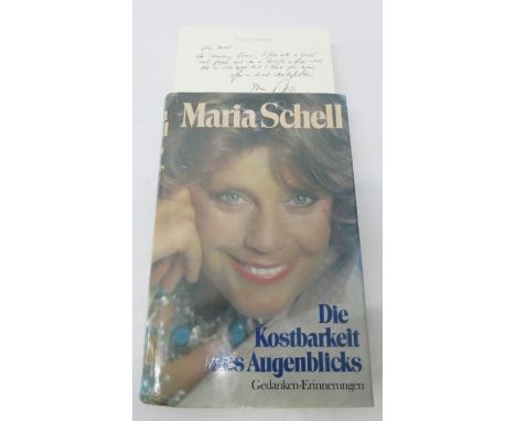 Maria Schell Die Kostbarkeit, Gene Tierney Self Portrait, Colleen Moore Silent Star books all signed (3) 