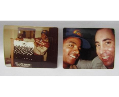 Fifteen original colour photographs of Michael Jackson plus one family photo. Including two original Polaroids, with three ne