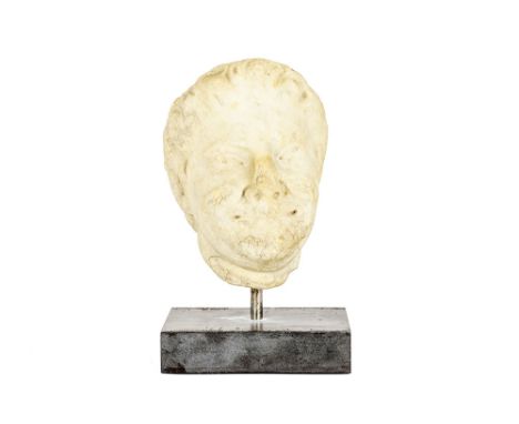 6th/5th Cent. BC Ancient Greater Greece marble sculpture depicting the head of a satyrOUD GROOT-GRIEKENLAND  -  500 tot 400 B