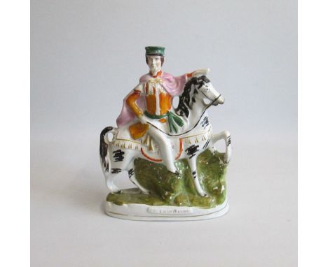 A rare Staffordshire figure of General Sir William CodringtonPugh C figure 114Circa: 1854Size: 24.5cm HCondition: Neck restor