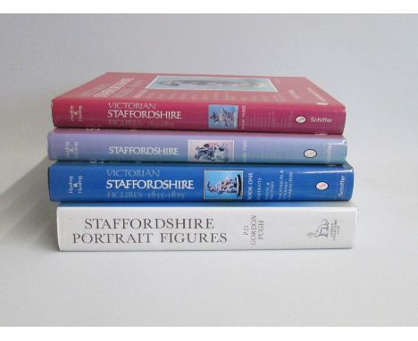A Small Selection of four Books all relating to Staffordshire Pottery Figures.Harding Victorian Staffordshire Figures.Volumes
