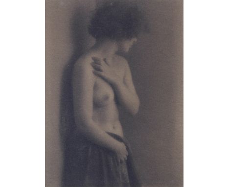 Paul Outerbridge Jr. (American, 1896-1958)Nude, c.1922Platinum-palladium print, mounted to thick paper, matted105 x 89mm.Foot