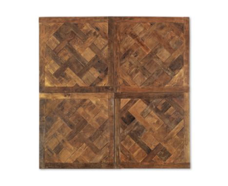 A COLLECTION OF 'VERSAILLES' STYLE OAK PARQUET FLOOR TILESFrench, late 19th century and laterConsisting of twenty five tiles,