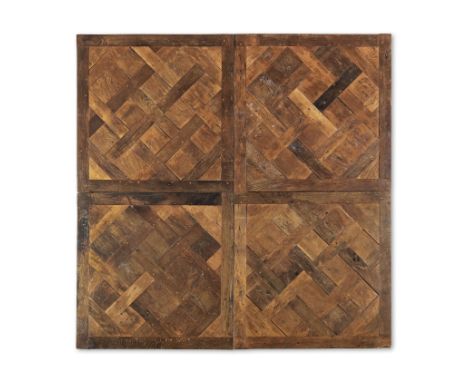 A collection of 'Versailles' style oak parquet floor tilesFrench, late 19th century and laterConsisting of twenty five tiles,