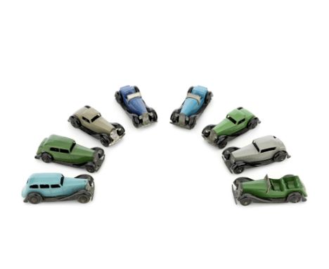 DINKY 36 Series carsLight blue 36a Armstrong-Siddeley, light fawn 36b Bentley, green 36b Bentley, grey 36c Humber Vogue, blue