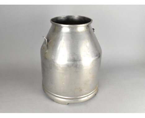 A Vintage Aluminium Milk Unit Base, 37cms High 