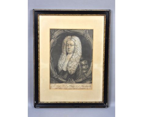 An 18th Century Mezzotint After John Faber the Younger (Dutch, 1684-1756), 'Philip Yorke, 1st Earl Of Hardwicke', Printed for