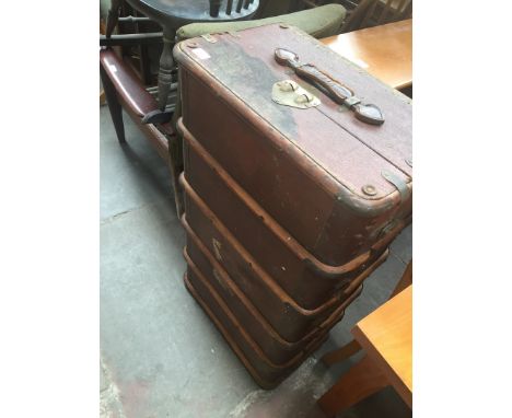 A vintage travel trunk 
