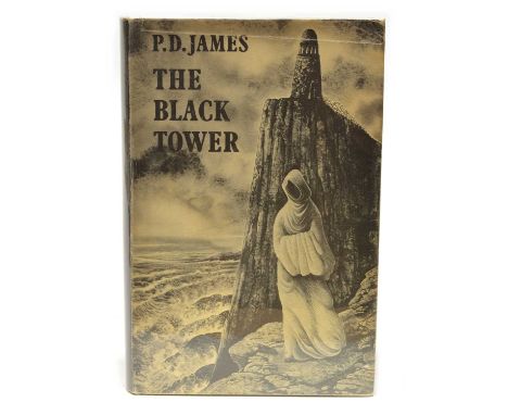 The Black Tower, signed James (P.D.) James (P.D.). The Black Tower, 1st edition signed by the author with inscription 'Dalgli