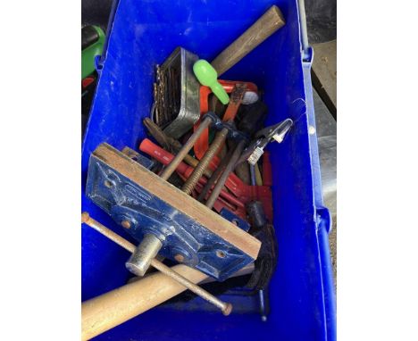 A box of tools &amp; vice etc COLLECT ONLY