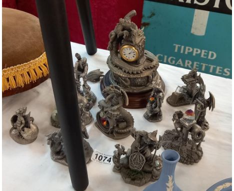 A quantity of myth &amp; magic tudor mint dragons, 1 A/F