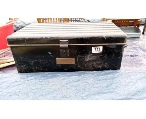 A vintage toolbox complete with tools