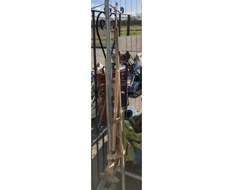 A quantity of tools including a mallet COLLECT ONLY