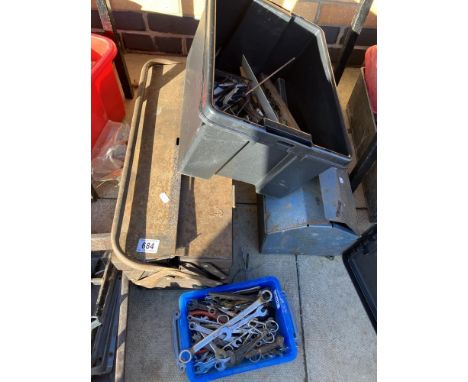 2 Cantilever toolboxes &amp; A box full of tools COLLECT ONLY