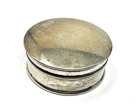 .925 sterling snuff / trinket box 