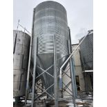 Brock 90,000 LB Capacity Grain Silo (Approx. 12' Diameter and 32' O.H.) | Rig Fee $4500