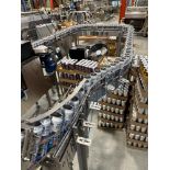 MCE Intralox Conveyor Over Stainless Steel Frame with (1) 45 Degree Turn and (2) 90 | Rig Fee $800