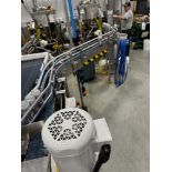 MCE Intralox Conveyor Over Stainless Steel Frame with (2) 45 Degree Turns and Lenze | Rig Fee $800