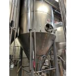 120 BBL Stainless Steel Fermentation Tank (F11) - Cone Bottom, Glycol Jacketed, Man | Rig Fee $2500