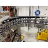 MCE Intralox Conveyor Over Stainless Steel Frame with (1) 90 Degree Turn and Lenze | Rig Fee $600