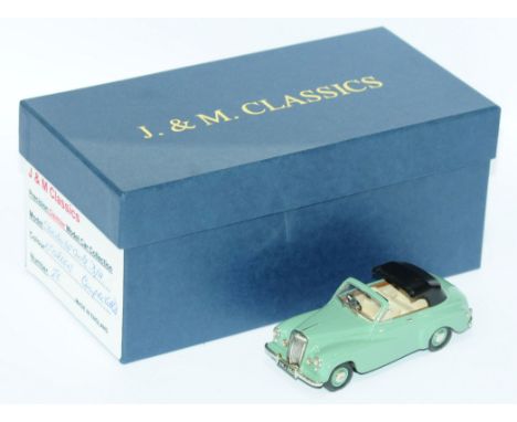 J &amp; M Classics a boxed 28 Daimler Conquest Coupe D/H De Ville (Light Green). Conditions generally appear Mint in generall