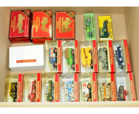 Matchbox Models of Yesteryear a boxed group to include Y23-B 1930 Mack AC 'Conoco', Y-9 1920 Leyland 3 Ton Subsidy Lorry, Y-1