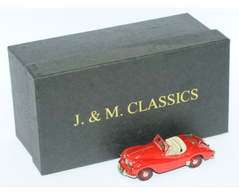 J &amp; M Classics a boxed 48 Jowett Jupiter Roadster MkI (Red) Hood Down. Conditions generally appear Mint in generally Near