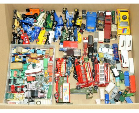 A unboxed group to include manufactures such as Dinky, Matchbox, Corgi, Lledo, Cararama, Bburago plus others similar. Conditi