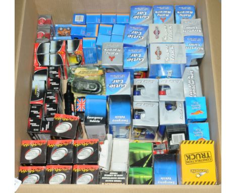A boxed group of Modern Diecast to include manufacturers such as Solido, Realtoy and similar. See photo for models. Condition