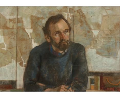 Ken SYMONDS (1927-2010)Roy RayPastel on paperSignedInscribed to the back and dated 198652.5 x 73 cmPart of a remarkable colle