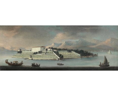 Follower of Gaspar van Wittel, called Vanvitelli (Utrecht circa 1653-1736 Rome)Lake Maggiore with Isola Bella; and Isola Madr