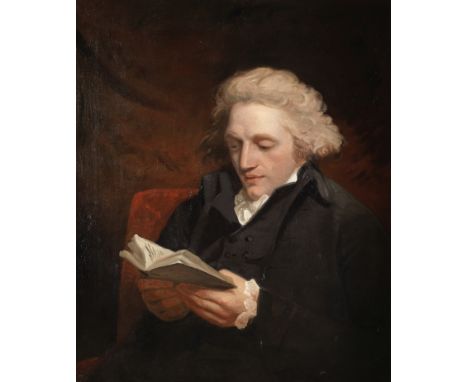 John Hoppner R.A. (London 1758-1810)Portrait of William Gifford reading a book oil on canvas76.2 x 63.5cm (30 x 25in).Footnot