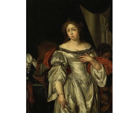 After Eglon Hendrik van der Neer, circa 1700Judith oil on copper33.5 x 25.6cm (13 3/16 x 10 1/16in).Footnotes:ProvenanceProba