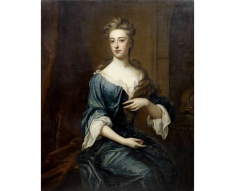 Circle of Sir Godfrey Kneller (Lübeck 1646-1723 London)Portrait of a lady, traditionally identified as Sarah Churchill, Duche