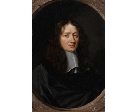 Circle of Robert Nanteuil (Reims circa 1623-circa 1678 Paris)Portrait of a gentleman, bust-length, in cleric's robes, within 