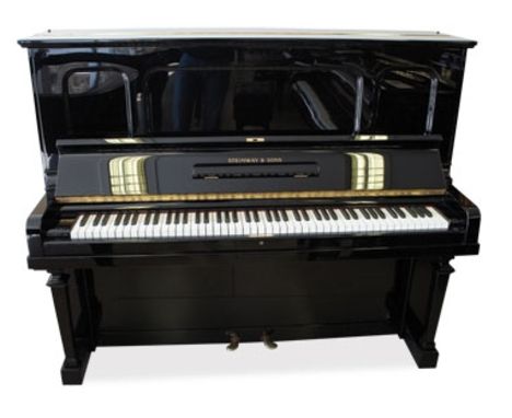 Steinway (c1934) 
A Model K upright piano in a bright ebonised case. This piano has been fully rebuilt and restored.
