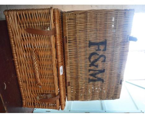 A FORTNAM &amp; MASON HAMPER and another similar