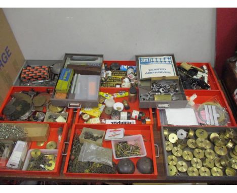 A large quantity of clock tools and componentsLocation: G 