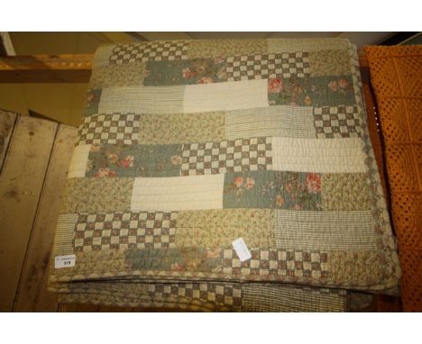 Vintage patchwork quilt