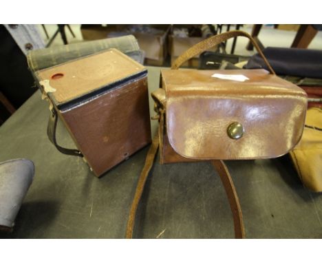 Kodak Brownie leather cased