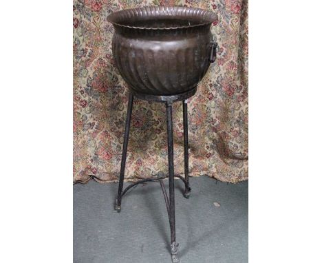 Jardiniere on three legged stand