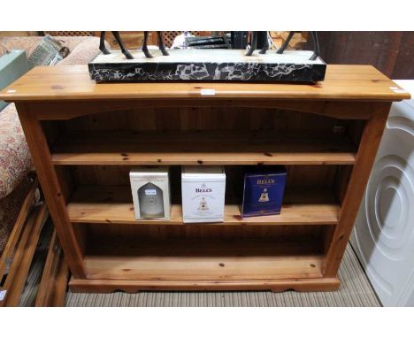 Pine two shelf bookcase