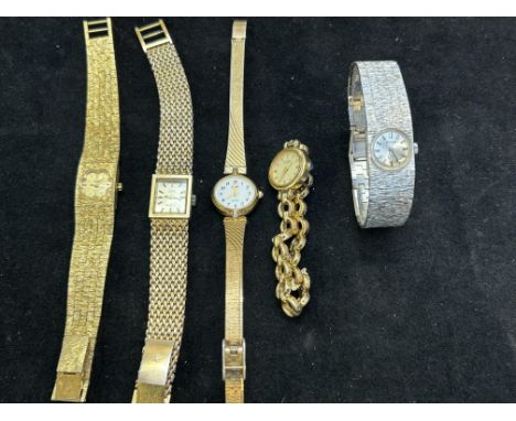 3x Limit wristwatches, Rotary wristwatch &amp; Accurist wristwatch - charity donation 