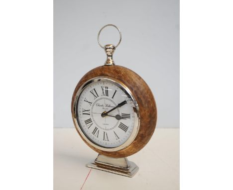 Wooden mantle clock Charles Williams